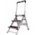 BRADY LITTLE GIANT SAFETY STEP LADDER 3 STEP WITH SAFETY BAR 136KG