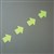 BRADY GLOWINTHEDARK FLOOR MARKERS ARROW 76MM LUMINESCENT GREEN PACK 100