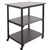 RAPIDLINE MOBILE UTILITY TROLLEY 3 TIER 800 X 600 X 900MM IRONSTONE