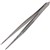 FIRST AIDERS CHOICE POINTED FORCEPS STAINLESS STEEL 125MM