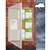 VISIONCHART TX WEATHER RESISTANT NOTICE CASE 590 X 760MM SILVER FRAME CORK BACKGROUND
