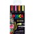 POSCA PC5M PAINT MARKER BULLET MEDIUM 25MMM ASSORTED FLUORO PACK 4