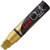 UNIBALL CHALK MARKER BROAD CHISEL TIP 15MM GOLD