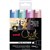 UNIBALL CHALK MARKER CHISEL TIP 8MM ASSORTED METALLIC PACK 4