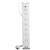 POWERSHIELD PSZ5U2 ZAPGUARD 5 WAY POWER SURGE FILTER BOARD WITH 2 X USB WHITE