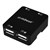MBEAT 4PORT HUB USBA 20 BLACK