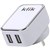 KLIK DUAL PORT USB 15W WALL CHARGER WHITE