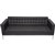 RAPIDLINE VENUS SOFA THREE SEATER PU BLACK