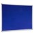VISIONCHART CORPORATE FELT PINBOARD ALUMINIUM FRAME 1500 X 1200MM ROYAL BLUE