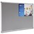 VISIONCHART CORPORATE FELT PINBOARD ALUMINIUM FRAME 1500 X 1200MM GREY