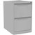 STEELCO FILING CABINET 2 DRAWER 470 X 620 X 710MM SILVER GREY