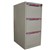 STEELCO FILING CABINET 3 DRAWER 470 X 620 X 1015MM BEIGE