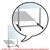VISIONCHART ELEMENT ARCHITECTUAL MOBILE COMMUNICATION BOARD STAND ONLY 1200 X 1200MM