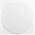 NAGA BUSINESS MAGNETIC GLASSBOARD ROUND 1000MM PURE WHITE
