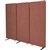 VISIONCHART ZIP ACOUSTIC TRIPLE EXTENSION PANEL 1650 X 1830MM COPPER