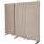 VISIONCHART ZIP ACOUSTIC TRIPLE EXTENSION PANEL 1650 X 1830MM SAND
