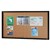 VISIONCHART BE NOTICED NOTICE CASE 2 SLIDING DOOR 1525 X 915MM BLACK FRAME CORK BACKING