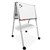 VISIONCHART EDUCATION BETA BIG EASEL MOBILE DOUBLE SIDED PORCELAIN WHITEBOARD 1000 X 600MM WHITE