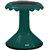 VISIONCHART EDUCATION SUNFLOWER STOOL 370MM HIGH LAKE GREEN