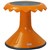 VISIONCHART EDUCATION SUNFLOWER STOOL 370MM HIGH ORANGE
