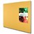 VISIONCHART LX7000 SLIM EDGE SMOOTH VALOUR PINBOARD 1200 X 1200MM AUTE FABRIC