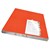 VISIONCHART AUTEX ACOUSTIC FABRIC PEEL N STICK TILES 600 X 600MM BRILLIANT ORANGE PACK 6