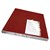 VISIONCHART AUTEX ACOUSTIC FABRIC PEEL N STICK TILES 600 X 600MM CHILLI RED PACK 6