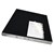 VISIONCHART AUTEX ACOUSTIC FABRIC PEEL N STICK TILES 600 X 600MM NOIR PACK 6