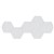 SANA ACOUSTIC SHAPES HEXAGONS 300 X 260MM FROST PACK 6