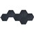 SANA ACOUSTIC SHAPES HEXAGONS 300 X 260MM SHADOW PACK 6