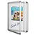 VISIONCHART NEO WHITEBOARD NOTICE CASE HINGED DOOR 1 LOCK 600 X 400MM