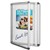 VISIONCHART NEO WHITEBOARD NOTICE CASE HINGED DOOR 2 LOCK 900 X 600MM
