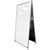 VISIONCHART EDUCATION ALPHA AD1 MOBILE DOUBLE SIDED PORCELAIN WHITEBOARD 1800 X 900MM WHITE