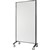 VISIONCHART COMMUNICATE ROOM DIVIDER DOUBLE SIDED WHITEBOARD 1800 X 900MM WHITE