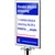 RETRACTA Q SIGN HOLDER A4 STAINLESSCHROME