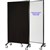 VISIONCHART COMMUNICATE ROOM DIVIDER WHITEBOARD WITH PINNABLE FABRIC 1800 X 900MM WHITE  CHARCOAL