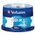 VERBATIM CDR 700MB 52X PRINTABLE SPINDLE WHITE PACK 50