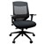 VOGUE TASK CHAIR MEDIUM MESH BACK ARMS BLACK