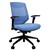VOGUE TASK CHAIR MEDIUM MESH BACK ARMS BLUE