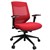 VOGUE TASK CHAIR MEDIUM MESH BACK ARMS RED