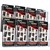 DEFLECTO LITLOC BROCHURE HOLDER WALL DISPLAY 2TIER 8 X DL CLEAR