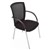 RAPIDLINE WMV VISITORS CHAIR 4LEG MEDIUM MESH BACK ARMS BLACK