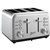 NERO CLASSIC STYLE TOASTER 4 SLICE STAINLESS STEEL