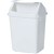 COMPASS RECTANGULAR PLASTIC SWING BIN 38 LITRE WHITE