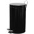 COMPASS PEDAL BIN POWDER COATED 12 LITRE BLACK