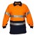 PRIME MOVER MP619 HIVIS COTTON PIQUE POLO SHIRT LONG SLEEVE WITH TAPE 2TONE