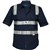 PRIME MOVER MS909 COTTON DRILL SHIRT SHORT SLEEVE WITH TAPE OVER SHOULDER