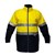 PRIME MOVER MJ998 HIVIS JACKET COTTON DRILL DAYNIGHT ZIP CLOSURE
