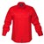 PRIME MOVER MV278 HIVIS LIGHTWEIGHT COTTON DRILL SHIRT LONG SLEEVE RED