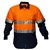 PRIME MOVER MA101 COTTON DRILL SHIRT 2TONE LONG SLEEVE REFLECTIVE TAPE
